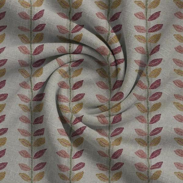 Lili fabric close-up in Raspberry