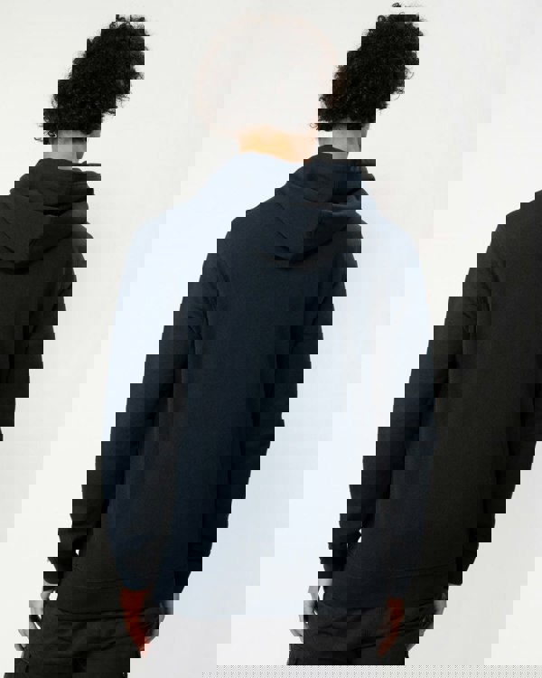 BOSS Orange Wetalk Mens Pullover Hoodie With Logo Patch NOS - Dark Blue 404