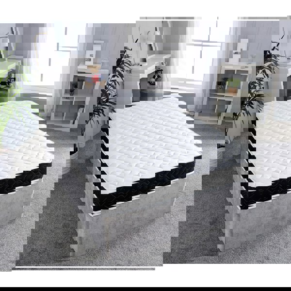 Starlight Beds Midnight Cooltouch Hybrid Mattress - 18cm Deep, Soft Feel