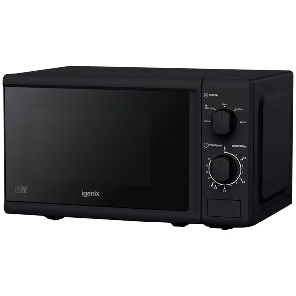 igenix Manual Microwave, 20 Litre, 5 Power Settings, 800W, Black