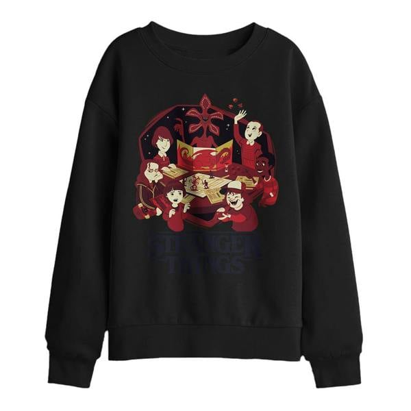 Stranger Things Childrens/Kids Board Game Sweatshirt - Black - 