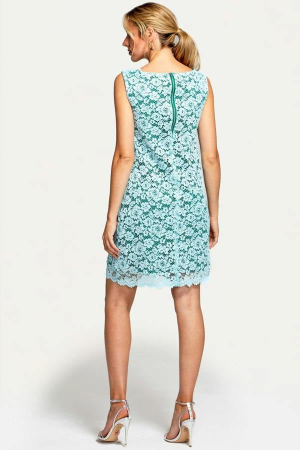 HotSquash Zip-Back Sleeveless Shift Dress