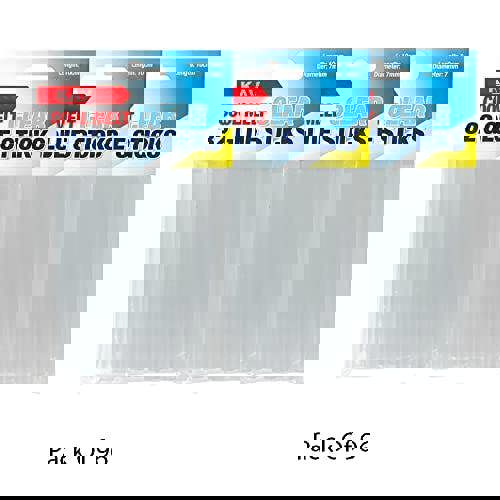 KAV 96 Pcs Mini Ultra Clear Hot Melt Glue Gun Sticks 7X10 cm for Hobby Crafting, Woodworking, Plastics, Fabric, Ceramics, Glue Gun