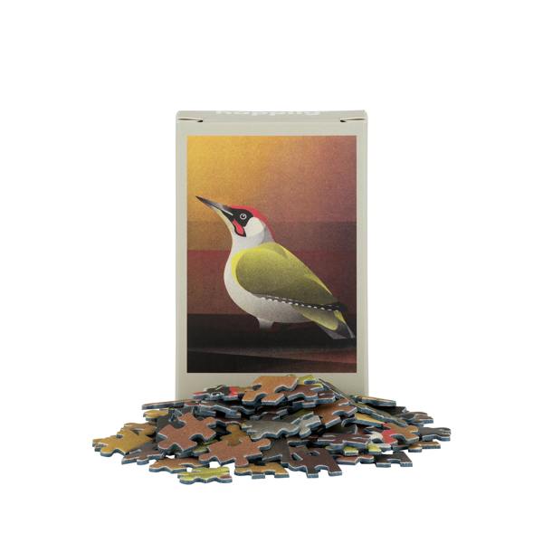 Happily Puzzles British Birds Full Set - 10 x 99 Piece Mini Jigsaw Puzzles