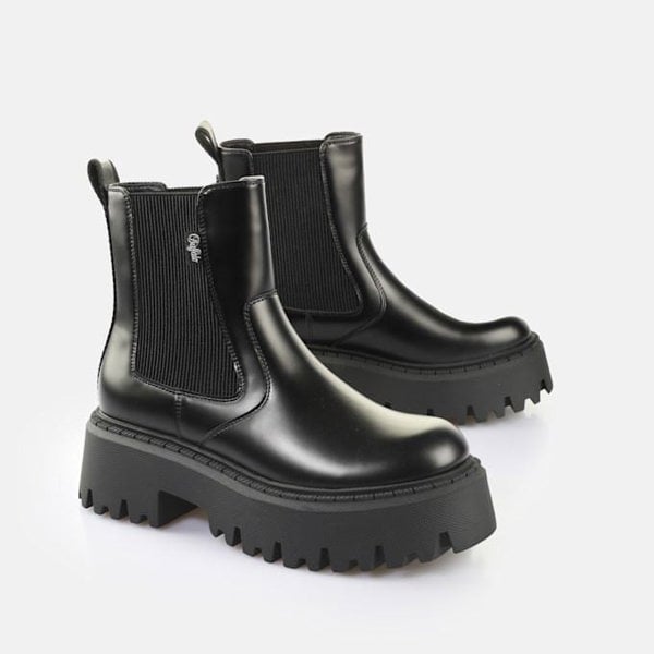 Buffalo Aspen Chelsea Women's Black Boots