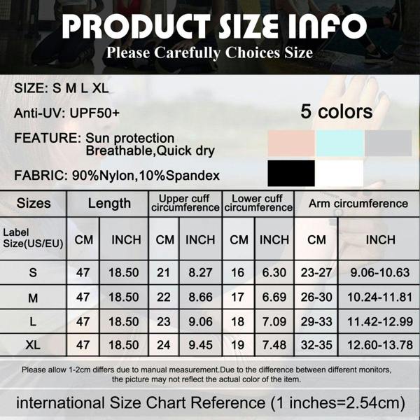 Anniou Sun Protection Arm Sleeves