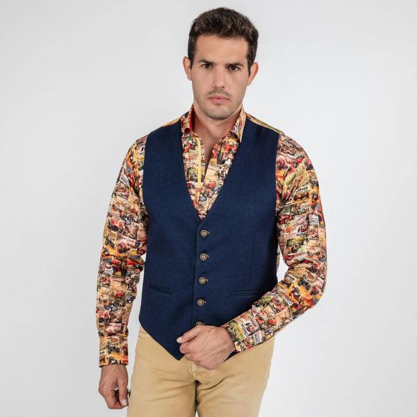CL1049 MONACO WAISTCOAT - Claudio Lugli Shirts