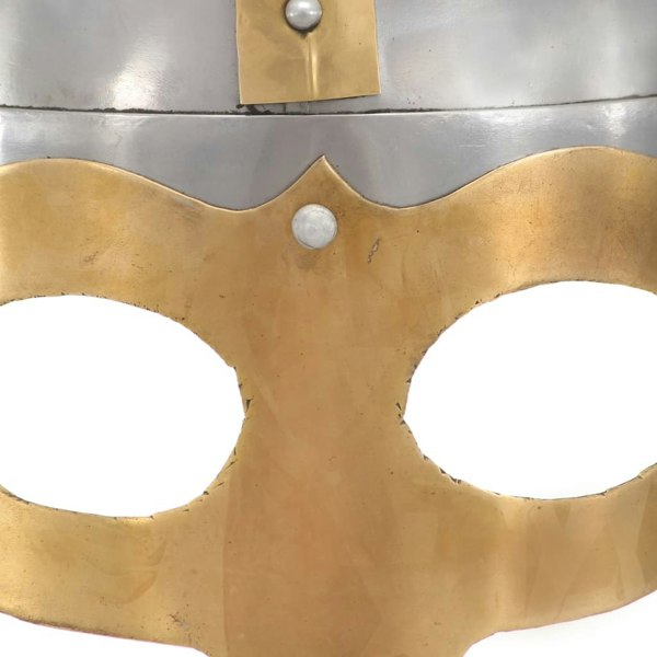 Berkfield Viking Helmet Antique Replica LARP Silver Steel
