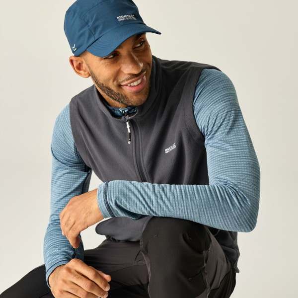 Regatta Great Outdoors Mens Outdoor Classics Tobias II Bodywarmer / Gilet - Iron/Black