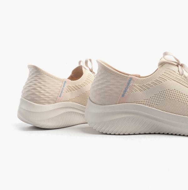 Skechers GO WALK FLEX SANDAL - ENTICING Womens Sandals Natural/Purple