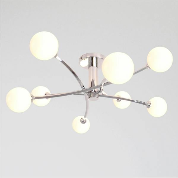 Pagazzi Lighting Bombo 8 Light Ceiling Light Polished Chrome