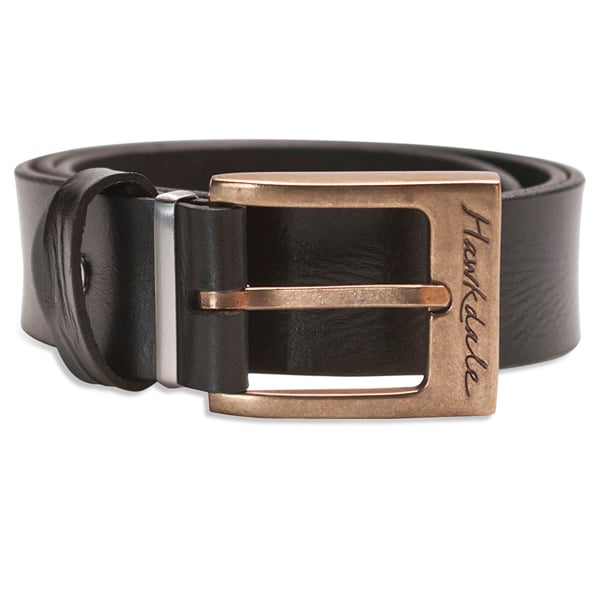 Hawkdale UK Made Mens Leather Belt 1.5" Wide