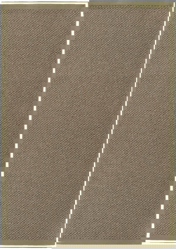 Bordered Sage Green Non-Slip Sisal Rug | Natural Home Decor