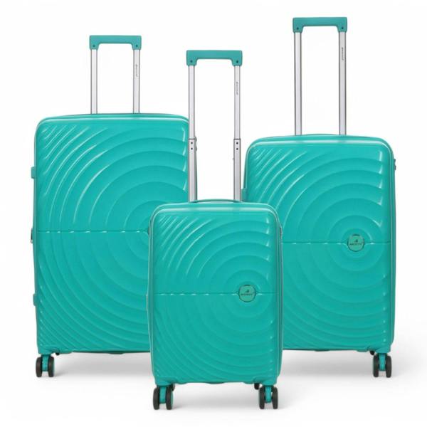 Snowball Expandable Hard Shell 8 Wheels Luggage Travel Cabin Suitcase Set
