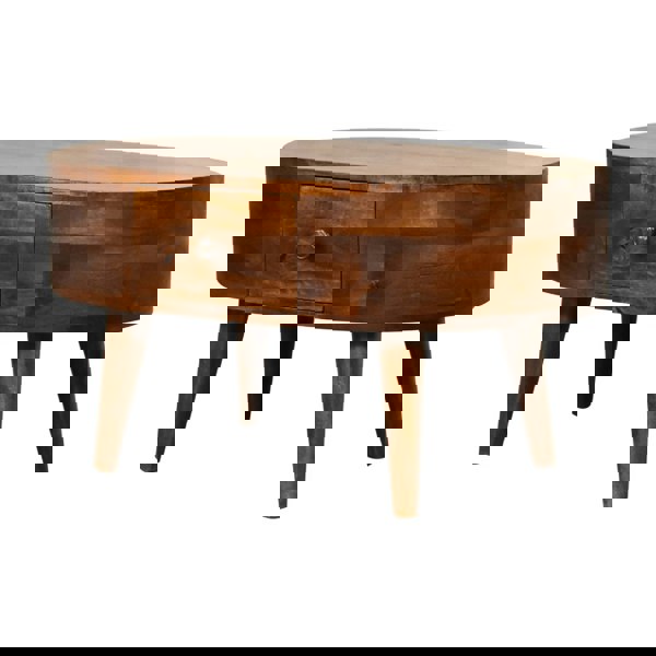 Artisan Furniture Mini Chestnut Rounded Coffee Table