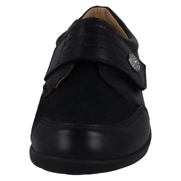 DB Shoes Ladies DB Shoes 2V Fitting Flat Shoes Ember