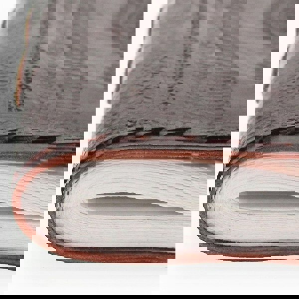 Paper High Indra Extra Large Embossed & Stitched Leather Photo Album with Semi-Precious Stone