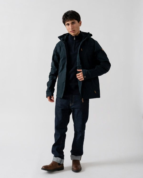 Fjallraven Sten Mens Jacket - Dark Navy 555