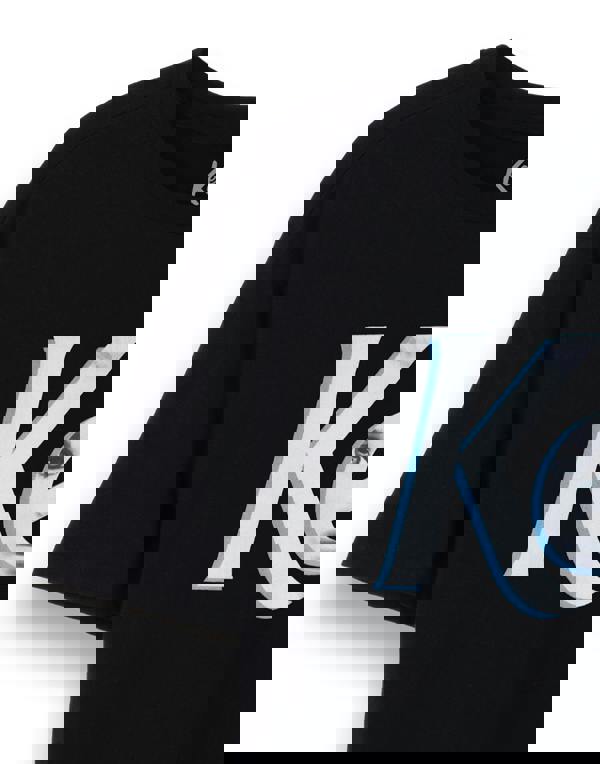 Barbie Mens Black Ken Face In Logo Short Sleeved T-Shirt