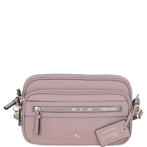 'Sogno di Cuoio' Compact Twin Zip Crossbody Bag: X-35