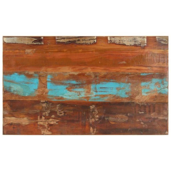 Berkfield Rectangular Table Top 60x100 cm 15-16 mm Solid Reclaimed Wood
