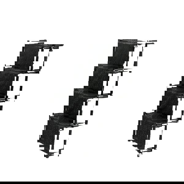 Skylos Pet Stairs Dog Ramp 4 Soft Steps for Car SUV Booster Foldable Portable