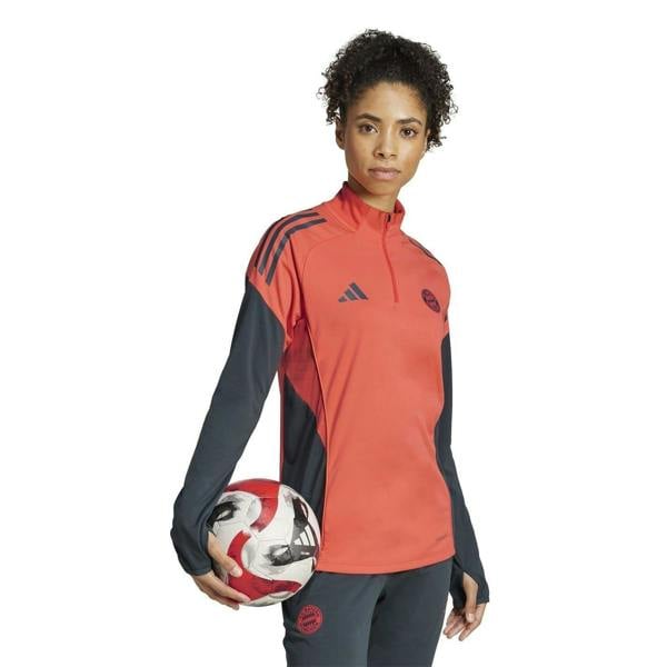 Adidas Womens/Ladies Tiro 25 Competition FC Bayern Munich Training Top - Orange - 