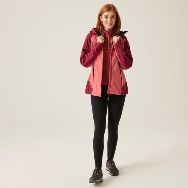 Regatta Women's Birchdale Shell Waterproof Jacket - Mineral Red / Rumba Red