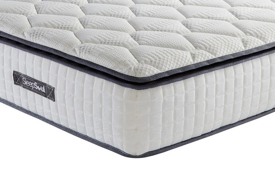 SleepSoul Bliss 800 Pocket Memory Pillow Top Mattress