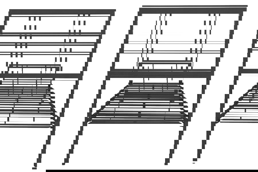 Dorel Home Burbank Metal Bed Black - Double