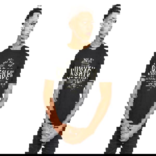 Crosshatch Mens Luckmoore Assorted Designs T-Shirt (Pack of 5) - White/Orange/Black/Grey/Navy Blue - 