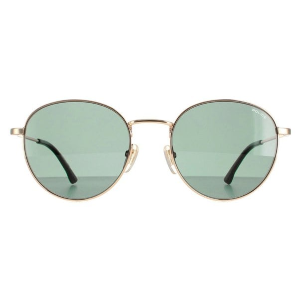 Police Sunglasses SPL971 Tuxedo 2 0300 Shiny Rose Gold Grey Green
