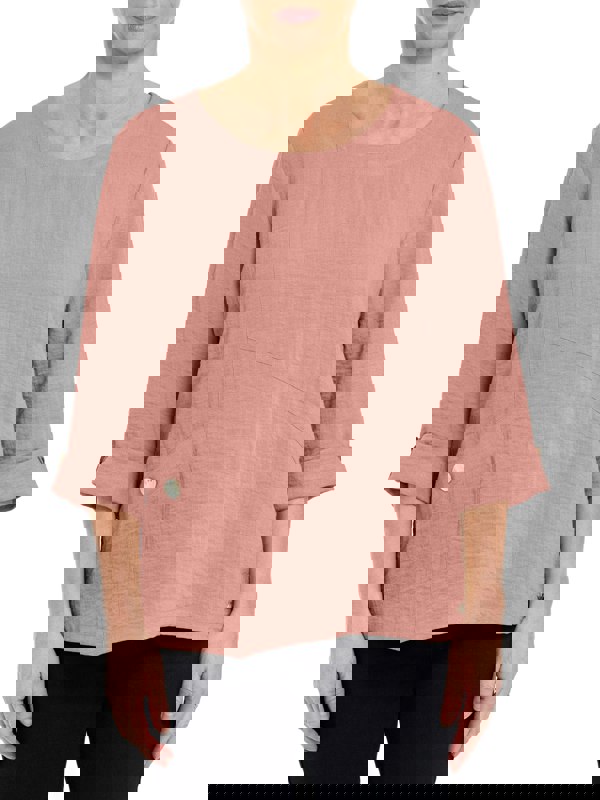 PennyPlain Asymmetric Hem Top - Dusk