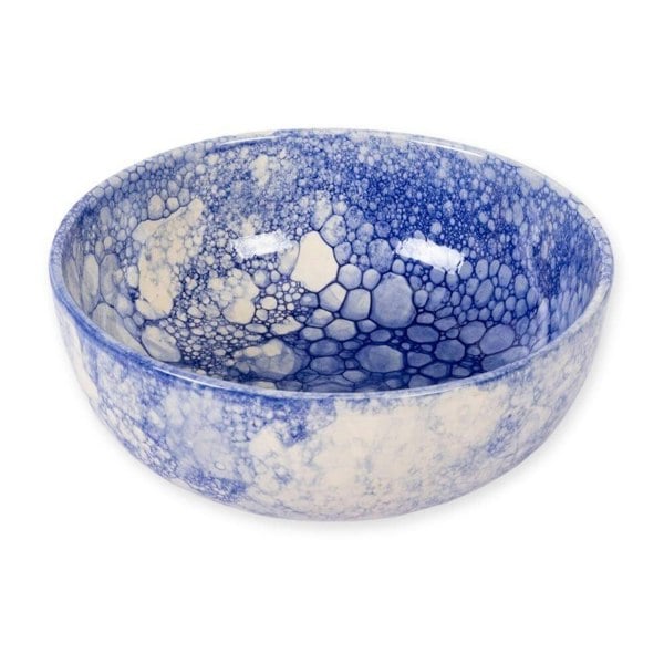 Burbujas - Ceramic Blue Bowl