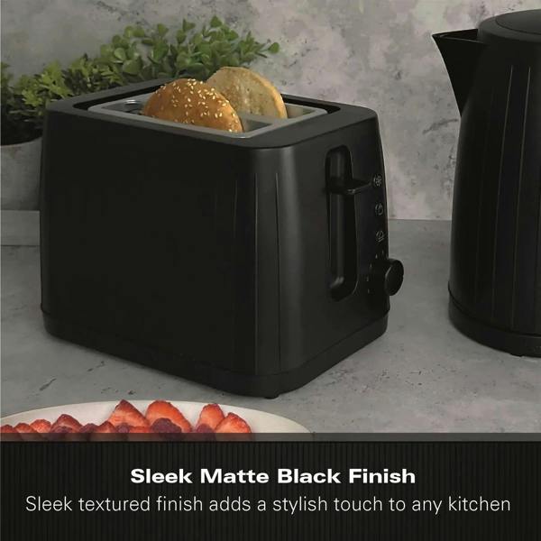 Hamilton Beach Stealth 2 Slice Textured Toaster - Matte Black