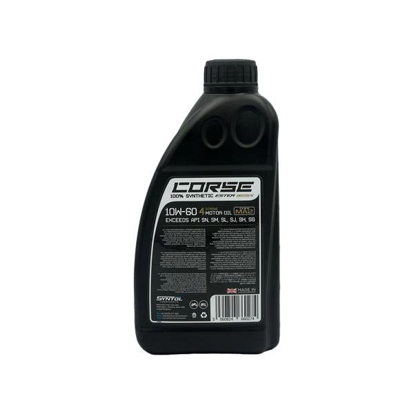 Syntol Corse 4T 10W-60 Fully Synthetic Motorcycle Engine Oil Jaso MA/MA2