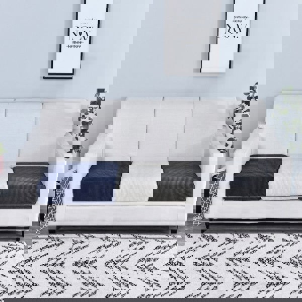 Anyseat Sofa Cover Dark Gray Polyester Thick Stretchable Cushion For Living Room 1Pc Enlarge Size 130-160cm