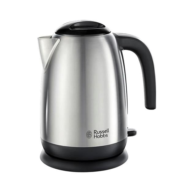 Russell Hobbs Adventure Kettle 1.7L, Stainless Steel, 3000W Rapid Boil, Perfect Pour Spout, 360° Base, Anti-Scale Filter