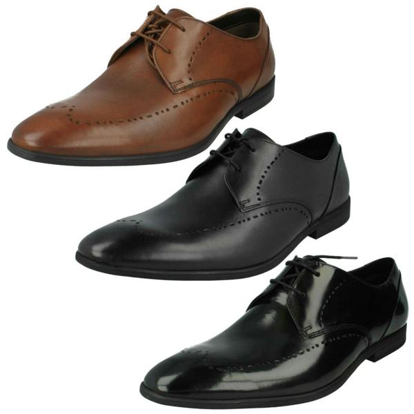 Clarks Mens Clarks Smart Lace Up Shoes Bampton Limit