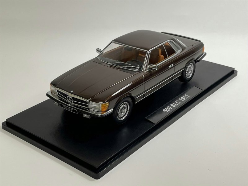 KK Scale Mercedes 500 SLC C107 1981 Brown Metallic 1:18 Scale KK Scale 180851