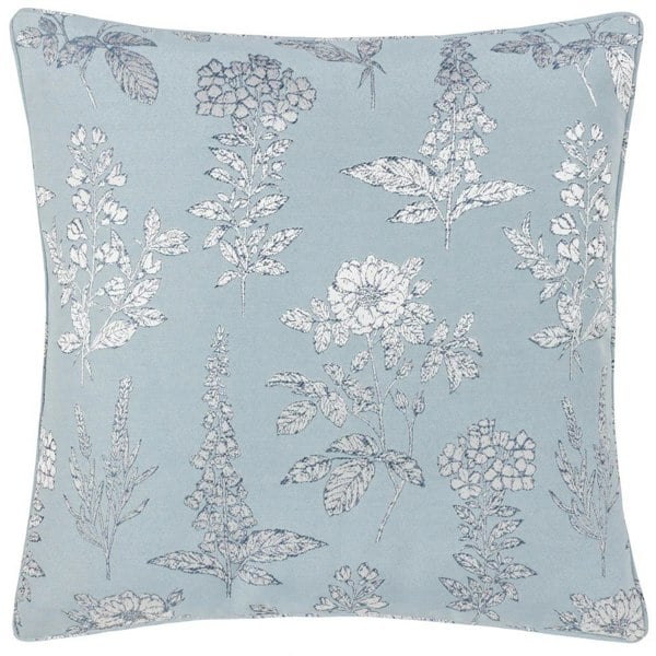 Wylder Sophia New Floral Jacquard Cushion Cover - Blue