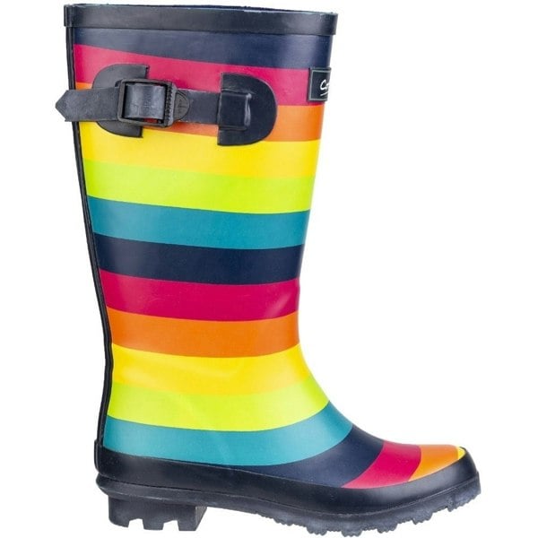 Cotswold Children/Kids Rainbow Wellington Boots - Multicoloured