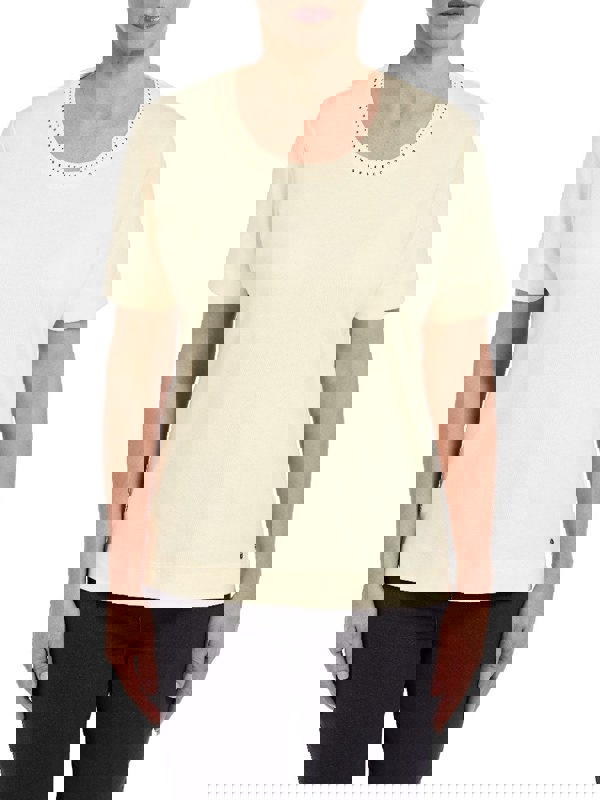 PennyPlain Nailhead Top - Lemon