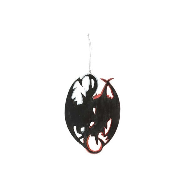 Serano Fire and Ice Dragon Hanging Ornament by Anne Stokes