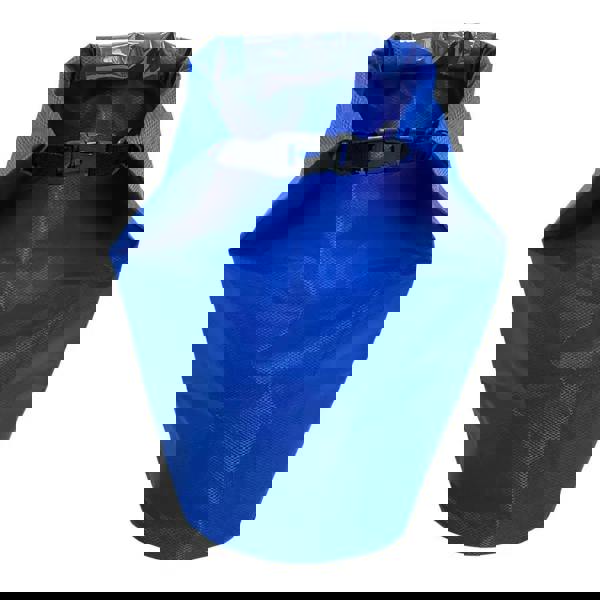 Simpy Swim large dry bag - 10L blue waterproof with black buckle