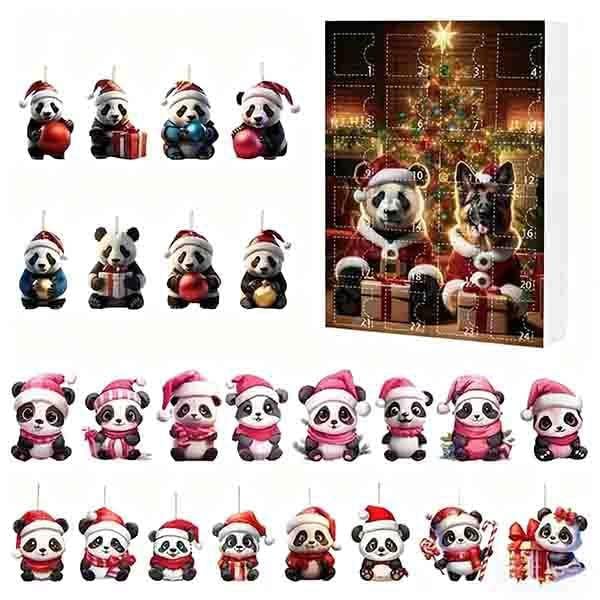Leaper Cute Panda Hanging Decoration Christmas Calendar Blind Box