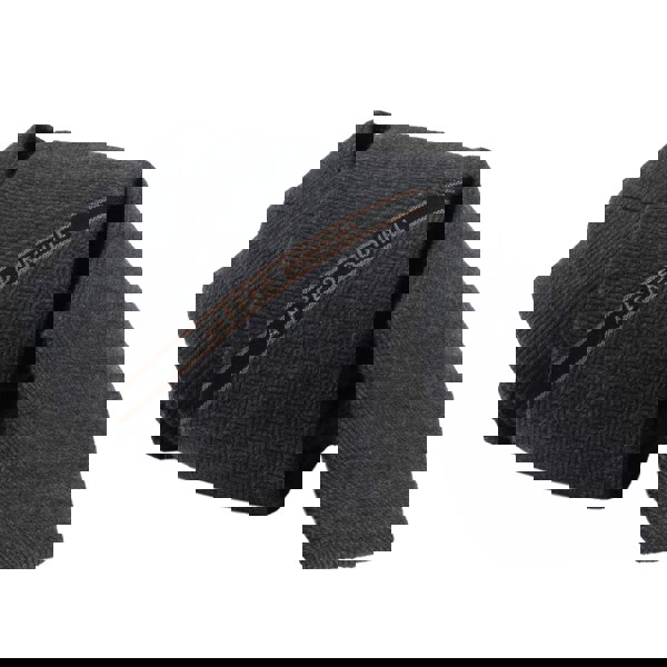 Dunhill luxurious wool tie in a twill and herringbone pattern