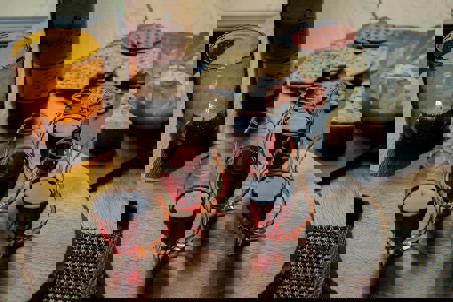 BarCraft Set of 4 Glass Port Sippers