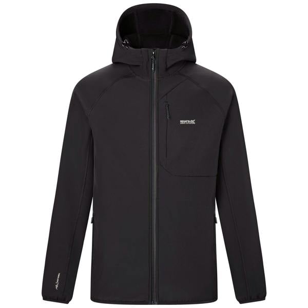 Regatta Mens Ossek Soft Shell Jacket - Black - 