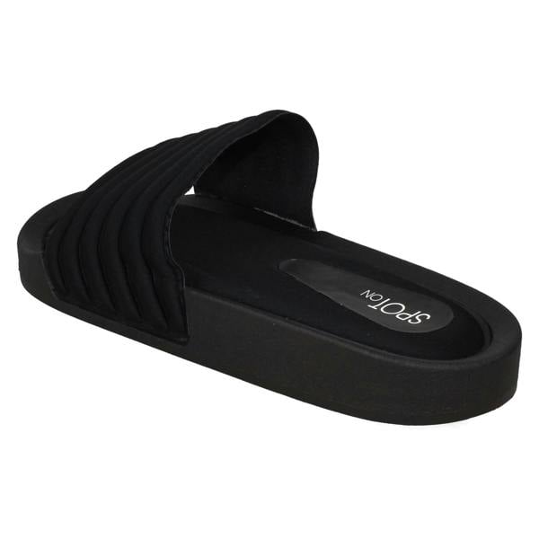 Spot On Ladies Spot On Mule Sandals Sliders F00405